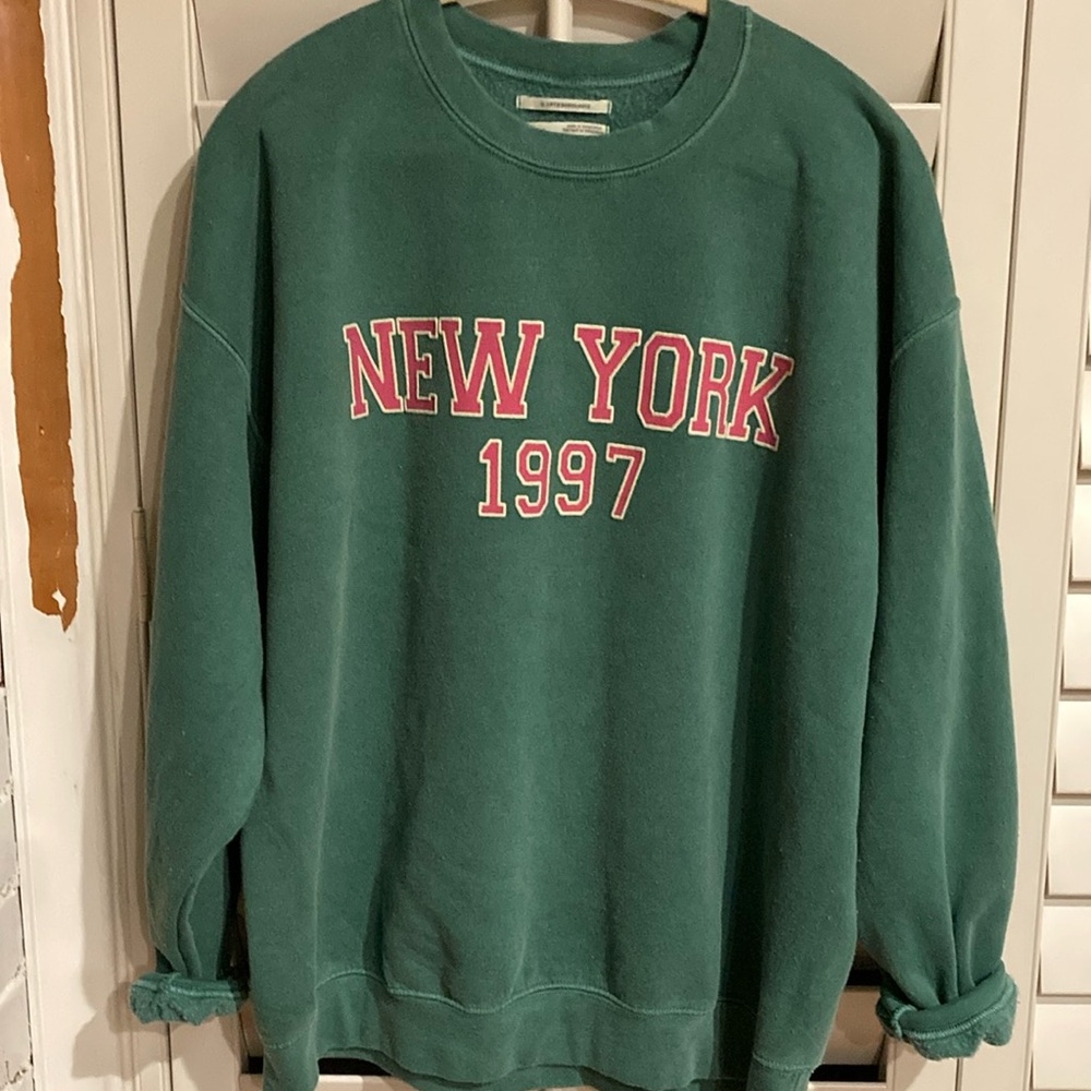 New York sweatshirt by Anthropologie medium
